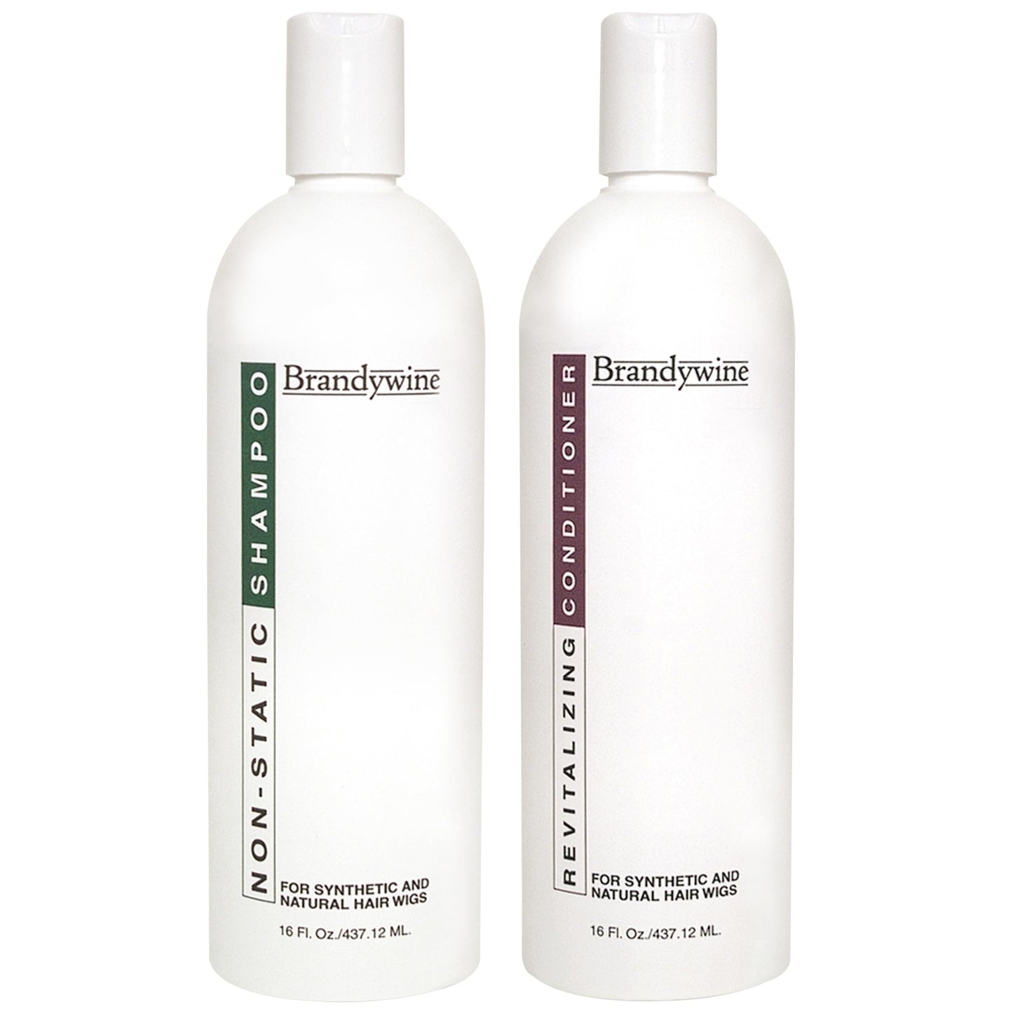 Brandywine Non Static Shampoo & Revitalizing Conditioner for Wigs 16 Ounce