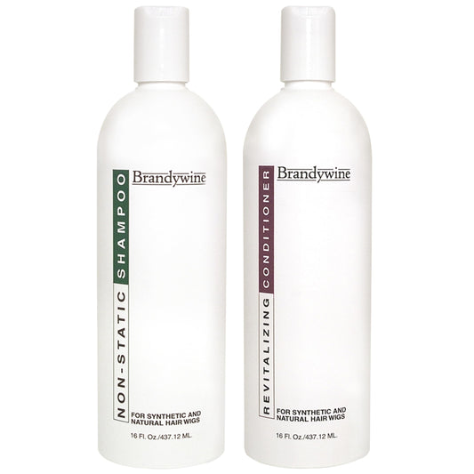 Brandywine Non Static Shampoo & Revitalizing Conditioner for Wigs 16 Ounce