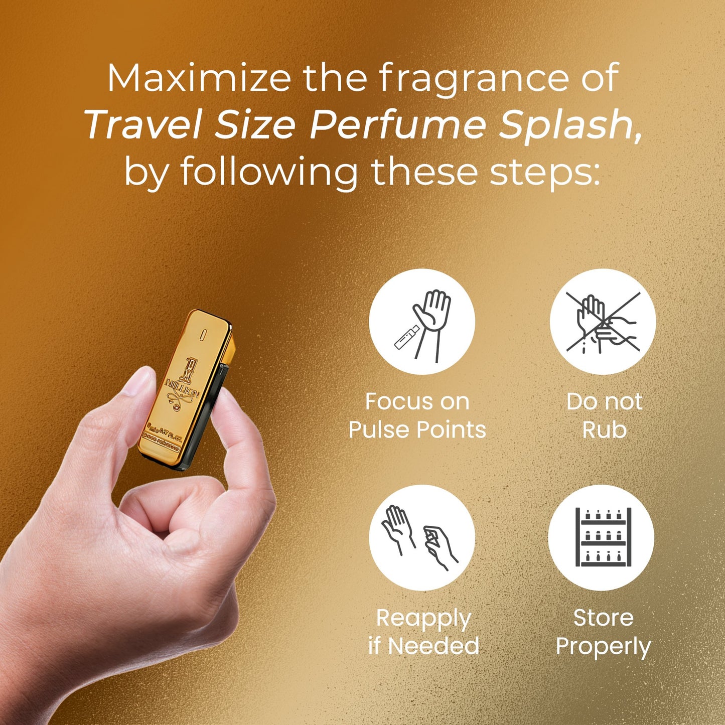 Paco Rabanne 1-Million Eau de Toilette Splash , 0.17 Fl Oz