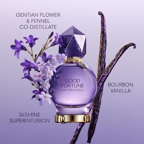 Viktor&Rolf - Good Fortune Eau de Parfum - Floral Women's Perfume - With Notes of Jasmine & Vanilla - 0.34 Fl Oz - Travel Size