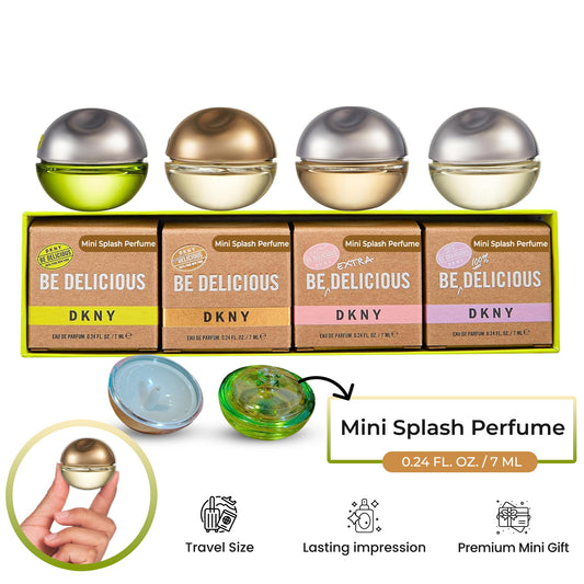 DKNY Be Delicious Mini Perfume Gift Set for Women Travel Size