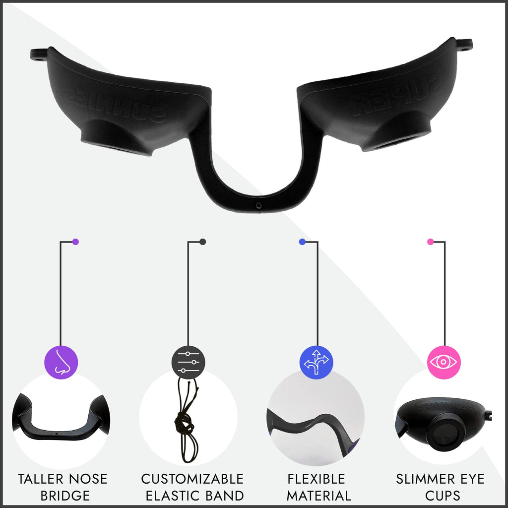 Super Sunnies Evo Flex Soft Tanning Bed Goggles 2 Pack (Assorted)