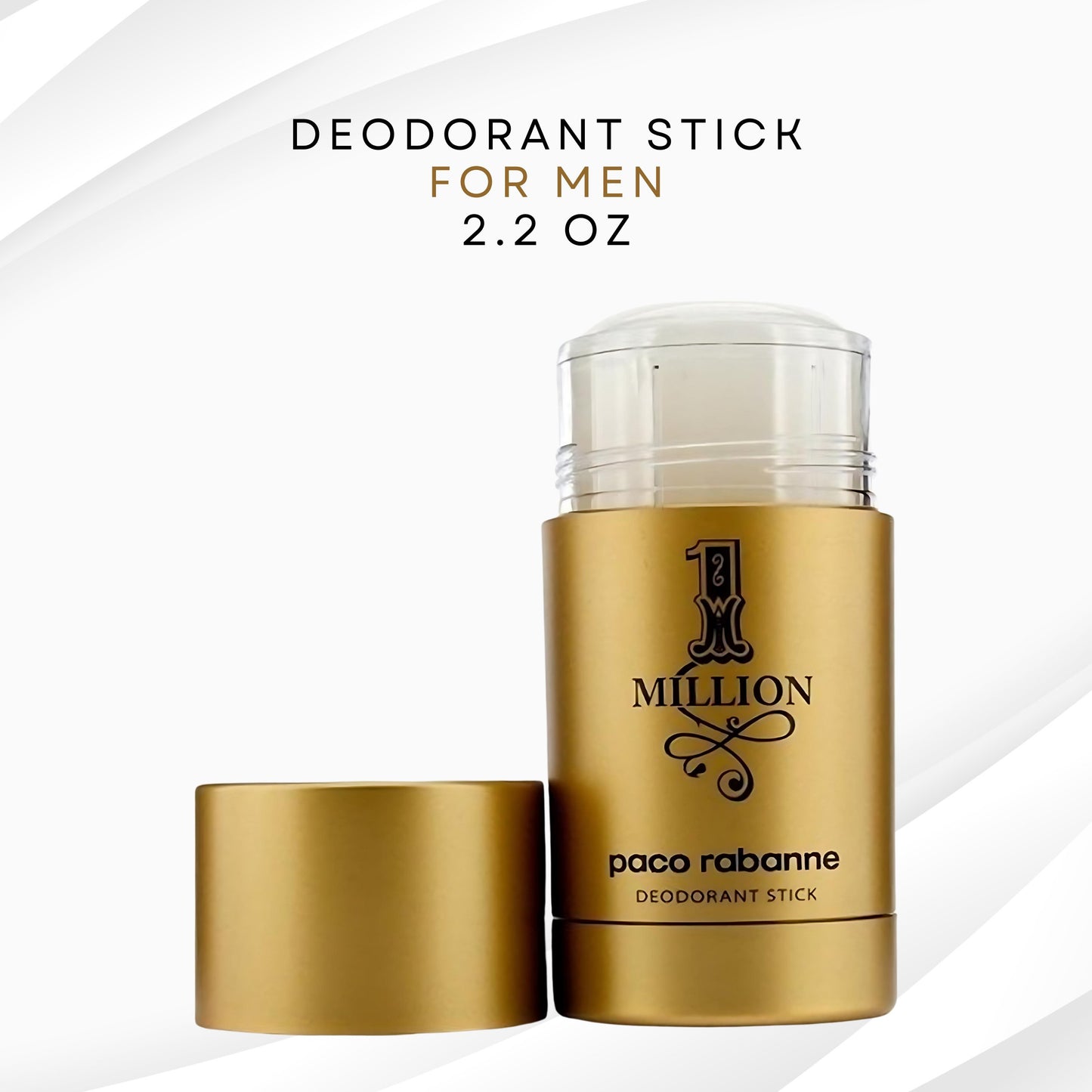 Paco Rabanne 1 Million Deodorant Stick for Men, 2.2 Ounce