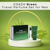 Coach Green Mini Gift Set for Men – EDT Travel Spray (7.5 ml) & Shower Gel (30 ml)