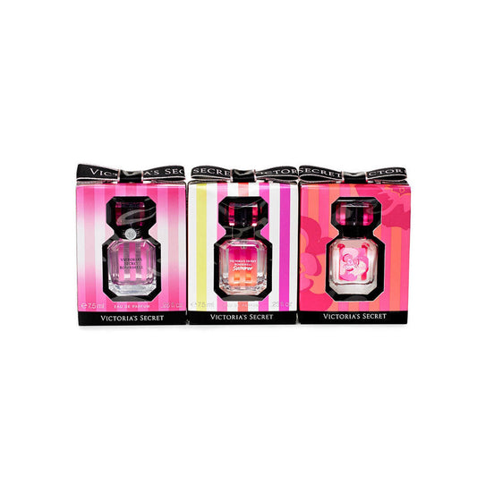 Victoria's Secret 3 Piece Eau De Parfum Mini Spray Gift Set for Women .25 oz.
