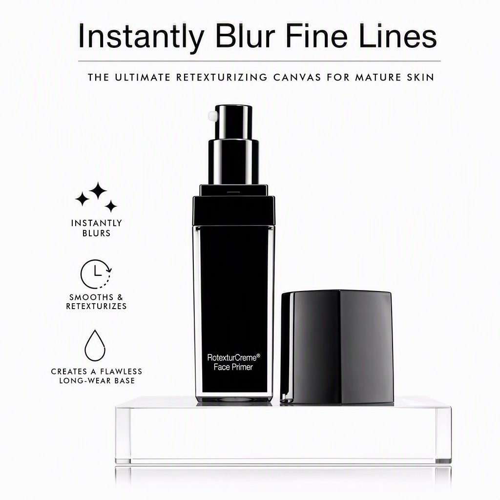 RetexturCreme Hydrating Face Primer - Makeup Extender with Pump, 1.2 oz