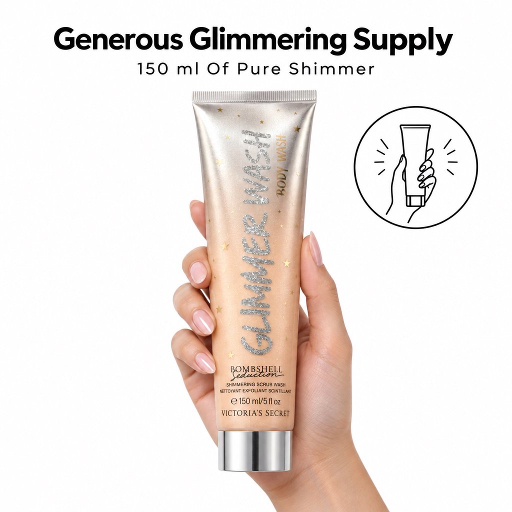 Victoria’s Secret Scandalous Glimmer Body Wash & Shimmering Scrub – 5 oz