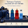 Versace 4 Piece Mini Fragrance Gift Set for Men – Eau de Toilette Collection (5 ml Each)