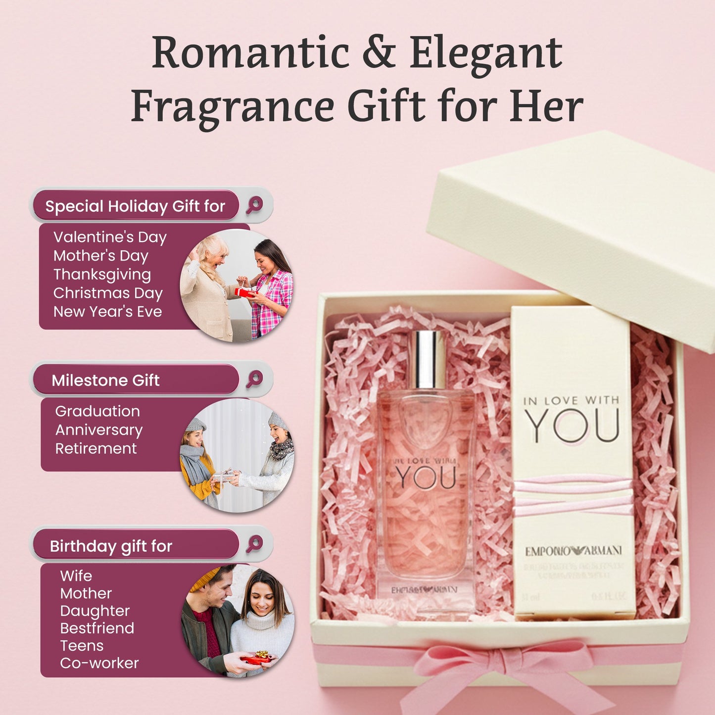 Giorgio Armani Emporio Armani In Love With You EDP for Women – 0.5 oz Travel Spray