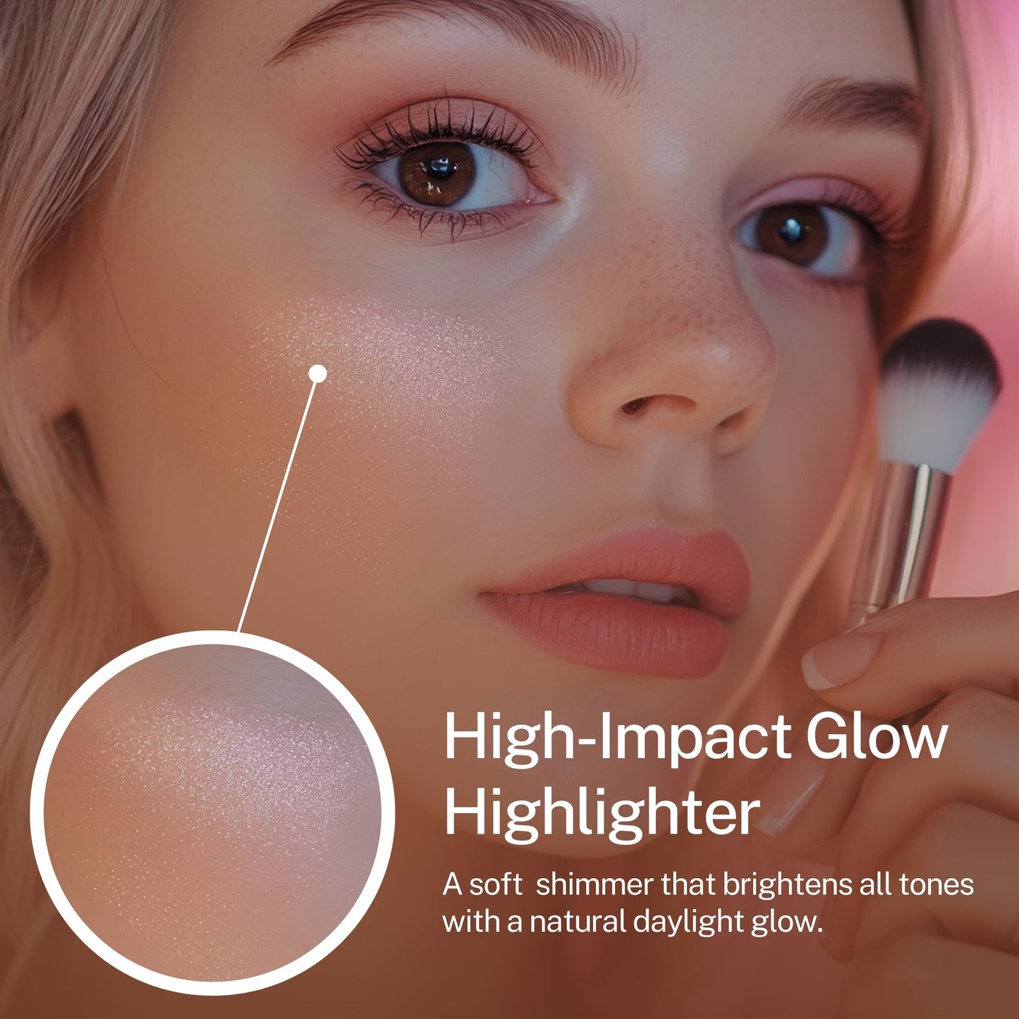 Glow Makeup Highlighting Powder – Radiant Face & Cheek Highlighter