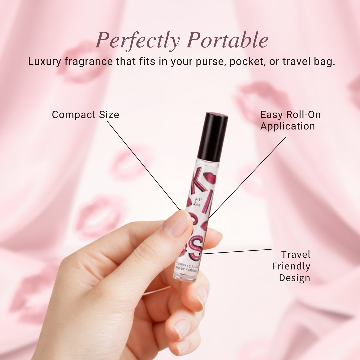 Victoria’s Secret Just A Kiss Eau de Parfum Rollerball – Travel Size (0.23 oz)