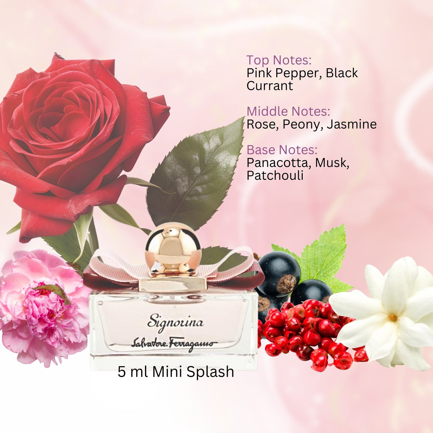 Salvatore Ferragamo Signorina Mini Perfume Gift Set – 5 Piece Women’s Fragrance Collection