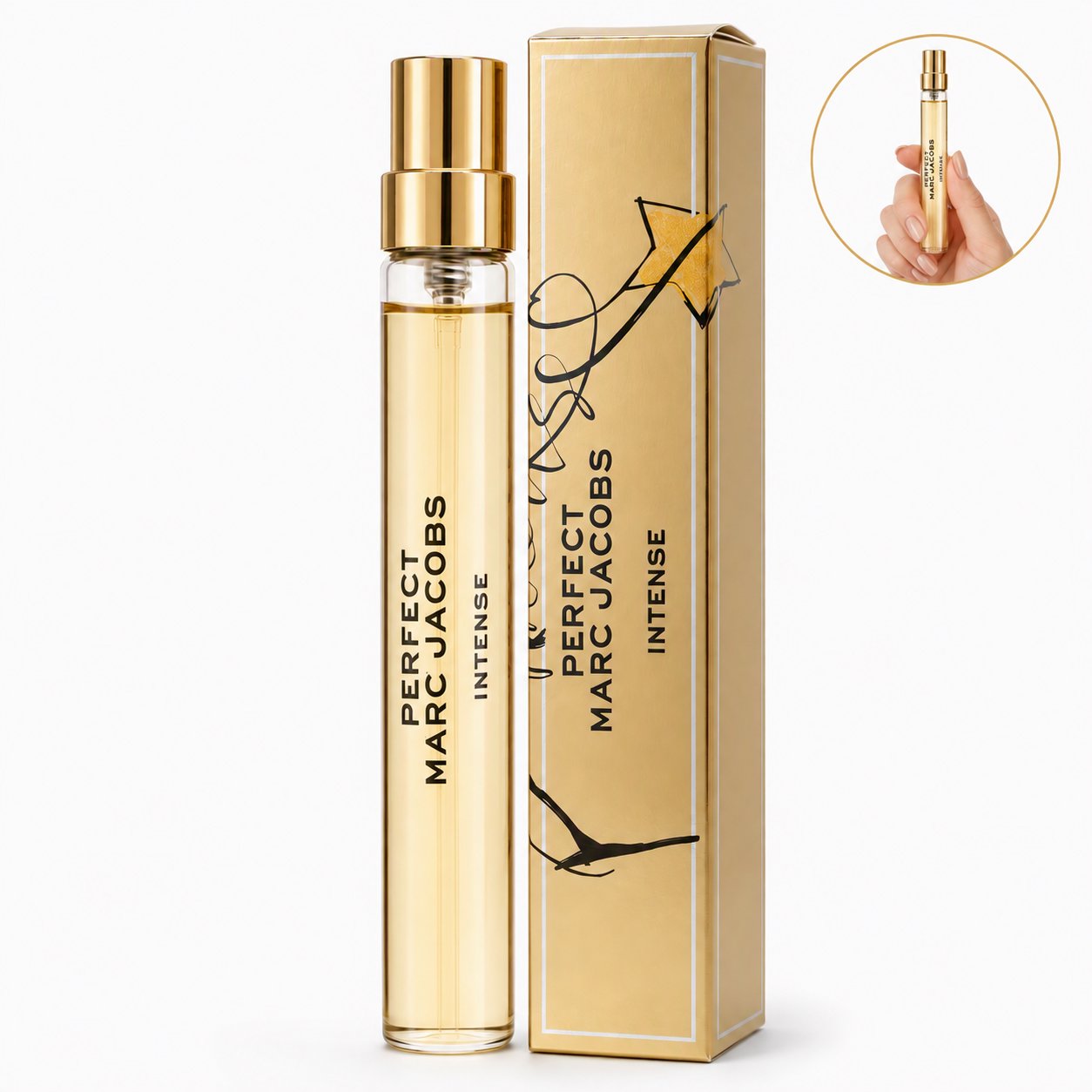 Marc Jacobs Perfect Intense Eau de Parfum for Women – Travel Spray (0.33 oz