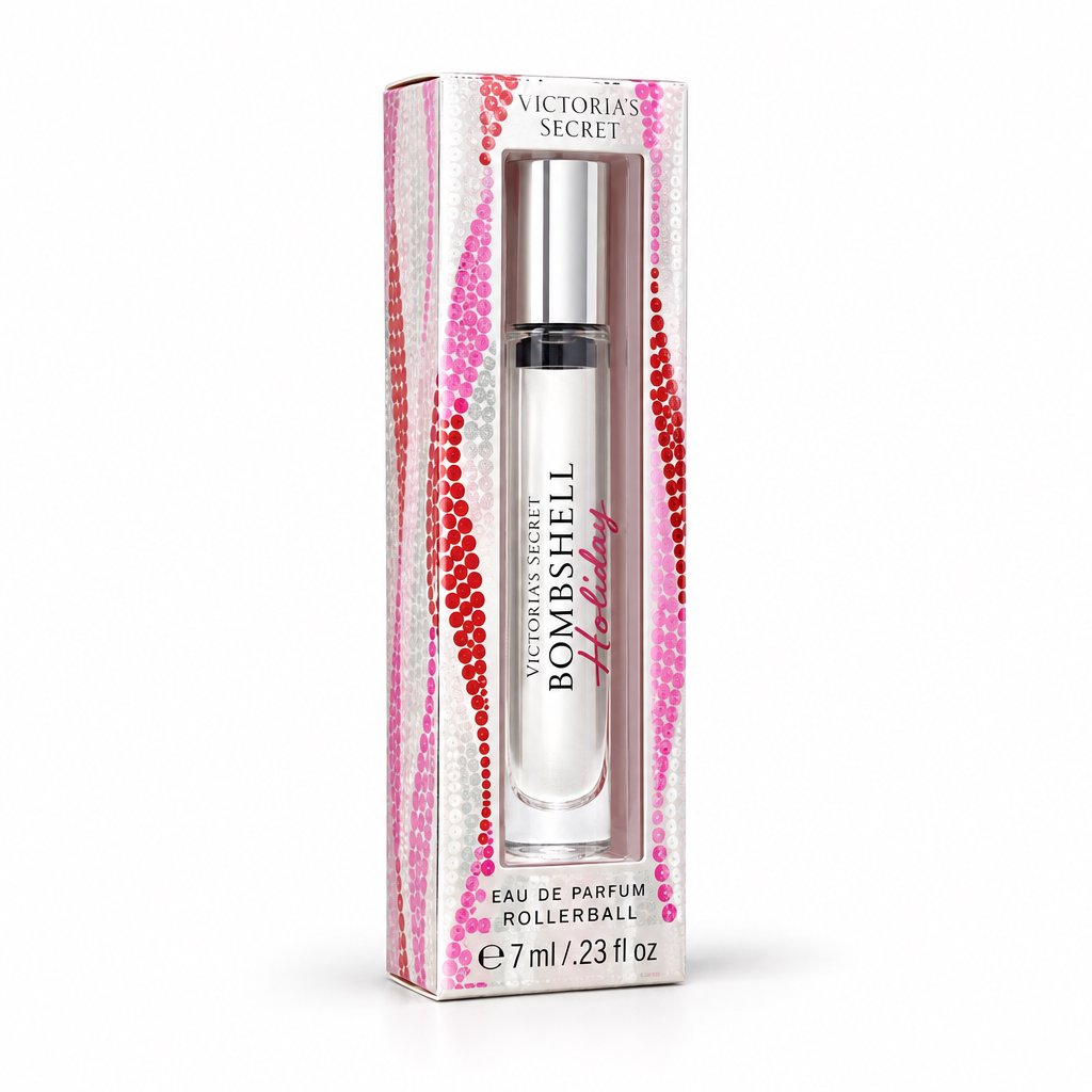 Victoria Secret BOMBSHELL HOLIDAY Eau de Parfum Rollerball 0.23 Fluid Ounce, 2019 Limited Edition