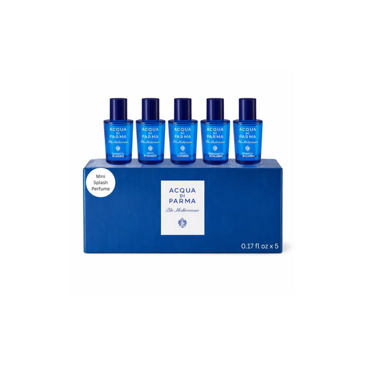 Acqua Di Parma Blu Mediterraneo Mini Gift Set – 5 x 0.16 Fl Oz EDT Splashes