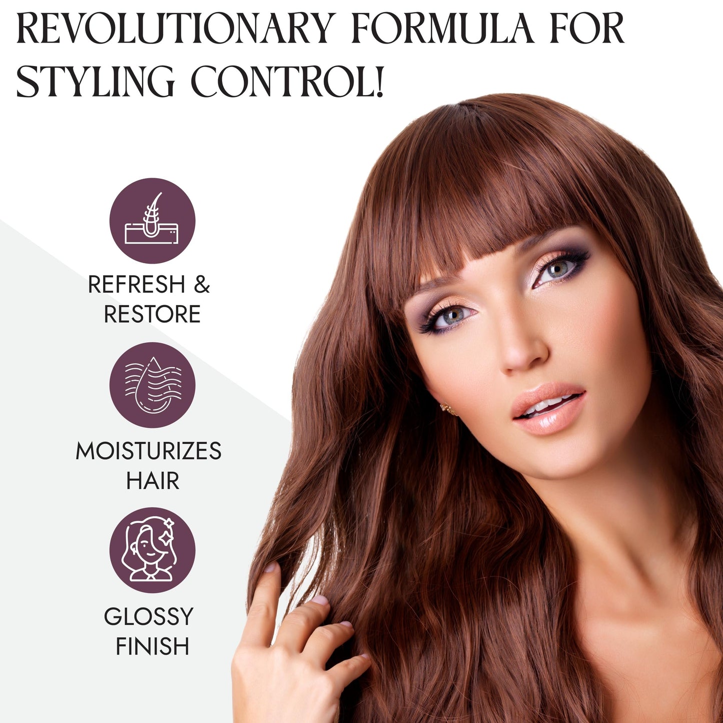 Brandywine Wig Conditioner Oil Sheen Spray – 8 Fl Oz for Synthetic & Natural Hair Wigs