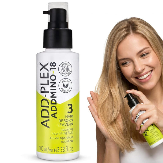 ADDMINO-18 Leave In Conditioner - Reborn Hair Conditioner with 18 Amino Acids - Deep Conditioner - 100 ml/3.38 fl. oz.