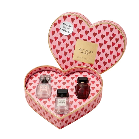 Victoria’s Secret Mini Perfume Gift Set for Women (3 Piece) – Travel Size Fragrance Collection 0.25 oz Each