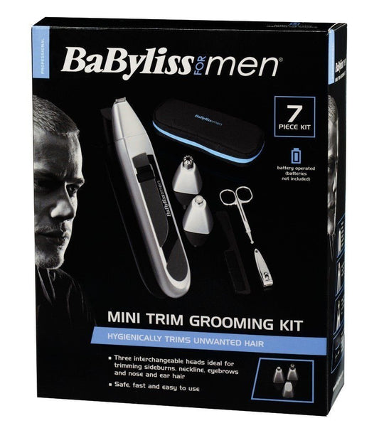 Babyliss Pro For Men Mini Trim Grooming 7 Pc. Kit BPMT1*