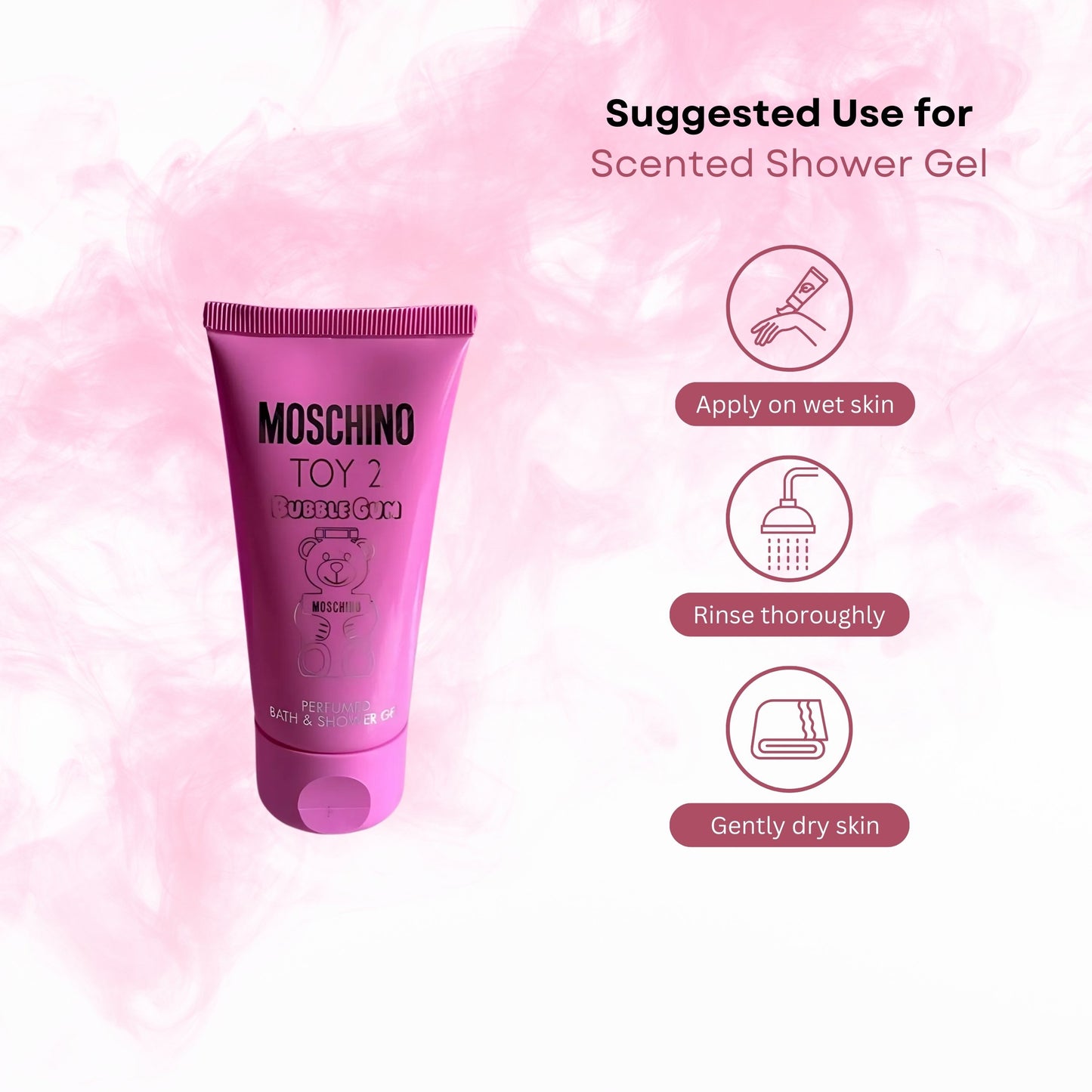 Moschino Toy 2 Bubble Gum 3-Piece Mini Gift Set for Women – Travel Size