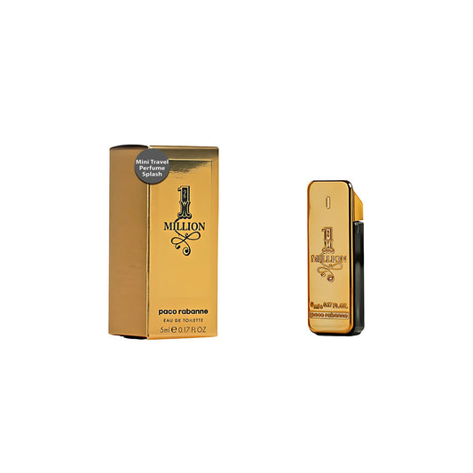 Paco Rabanne 1-Million Eau de Toilette Splash , 0.17 Fl Oz