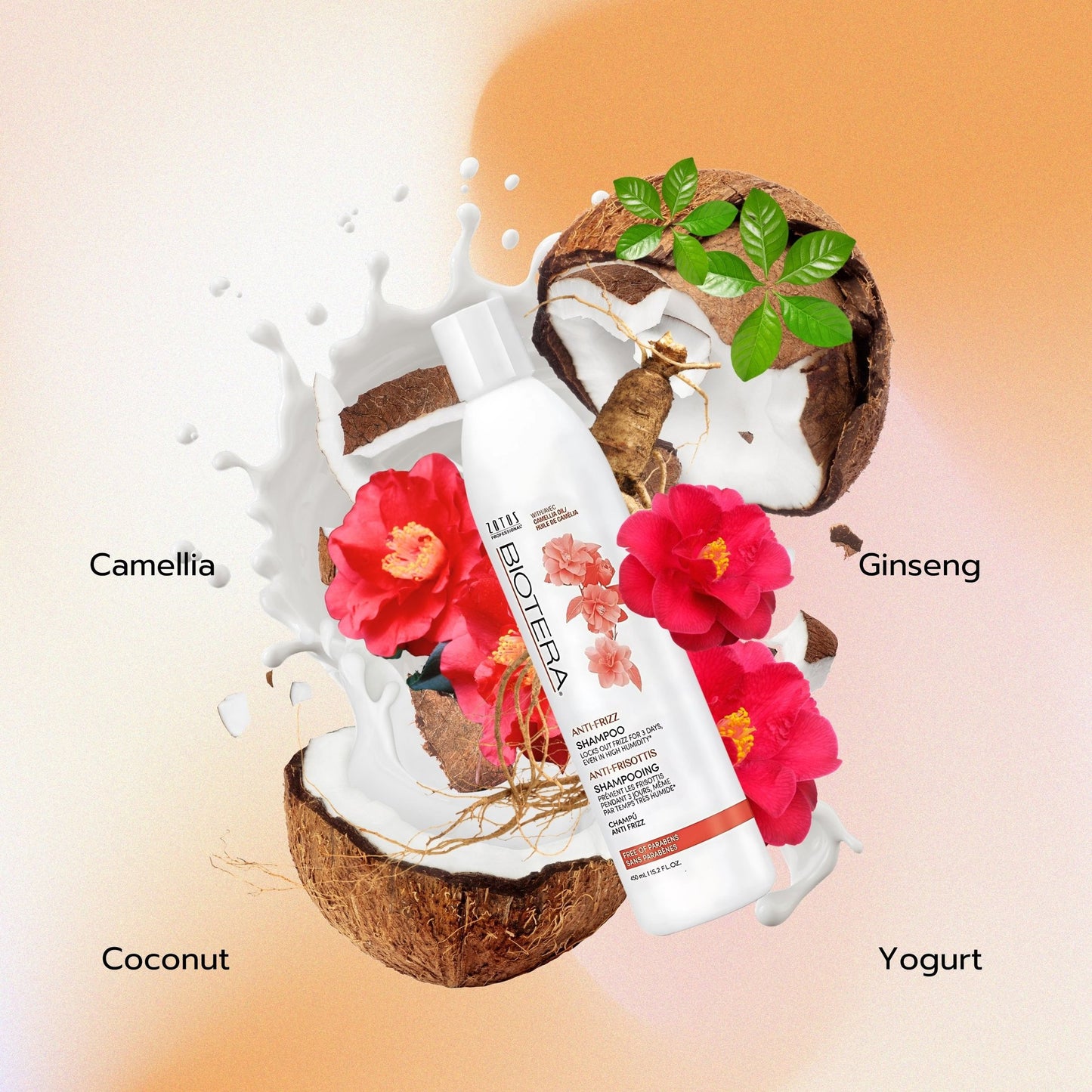 Biotera Anti Frizz Intense Smoothing Shampoo Unisex 15.2 fl oz