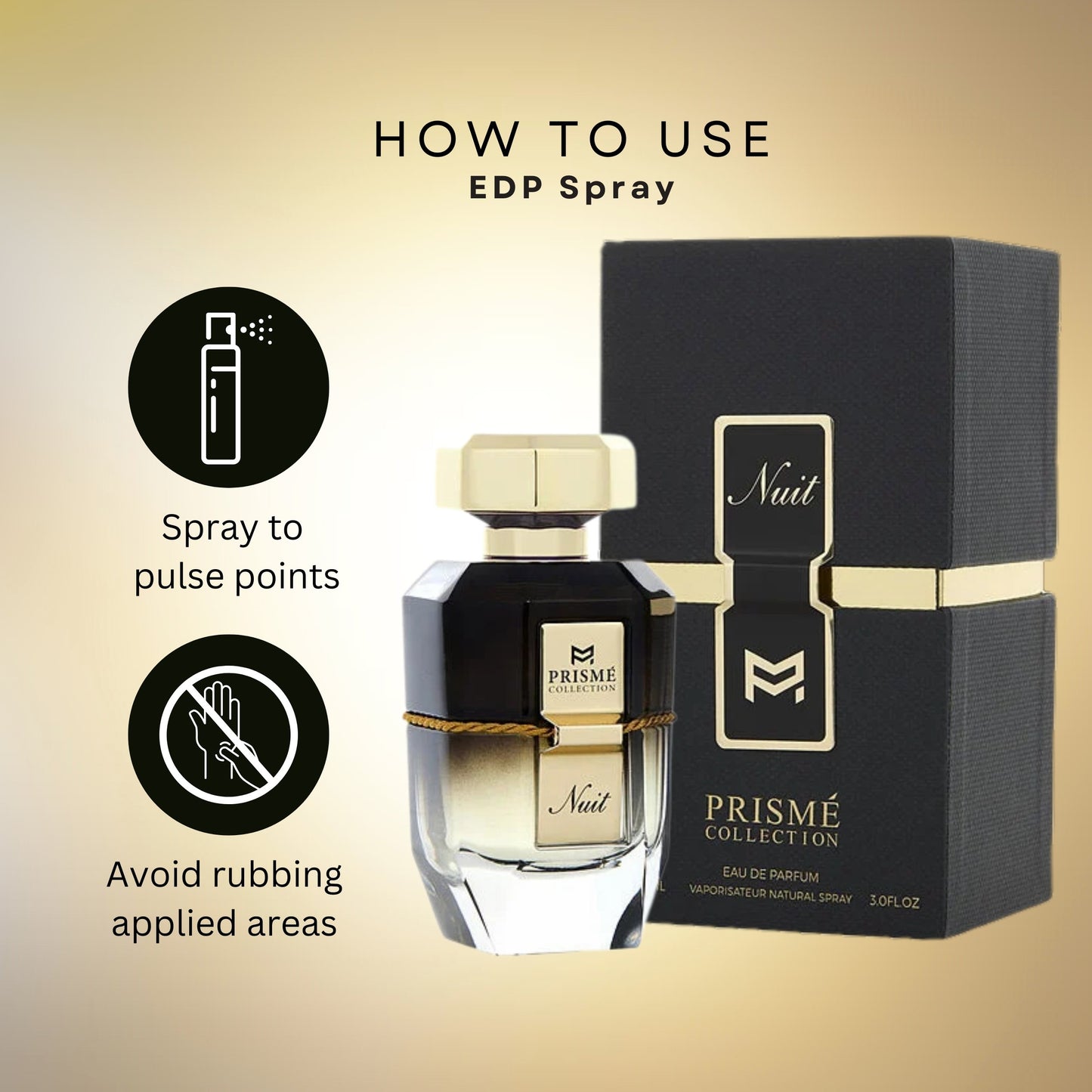 Patek Maison Prisme Nuit Eau de Parfum for Men – Designer Cologne Spray (3 oz)