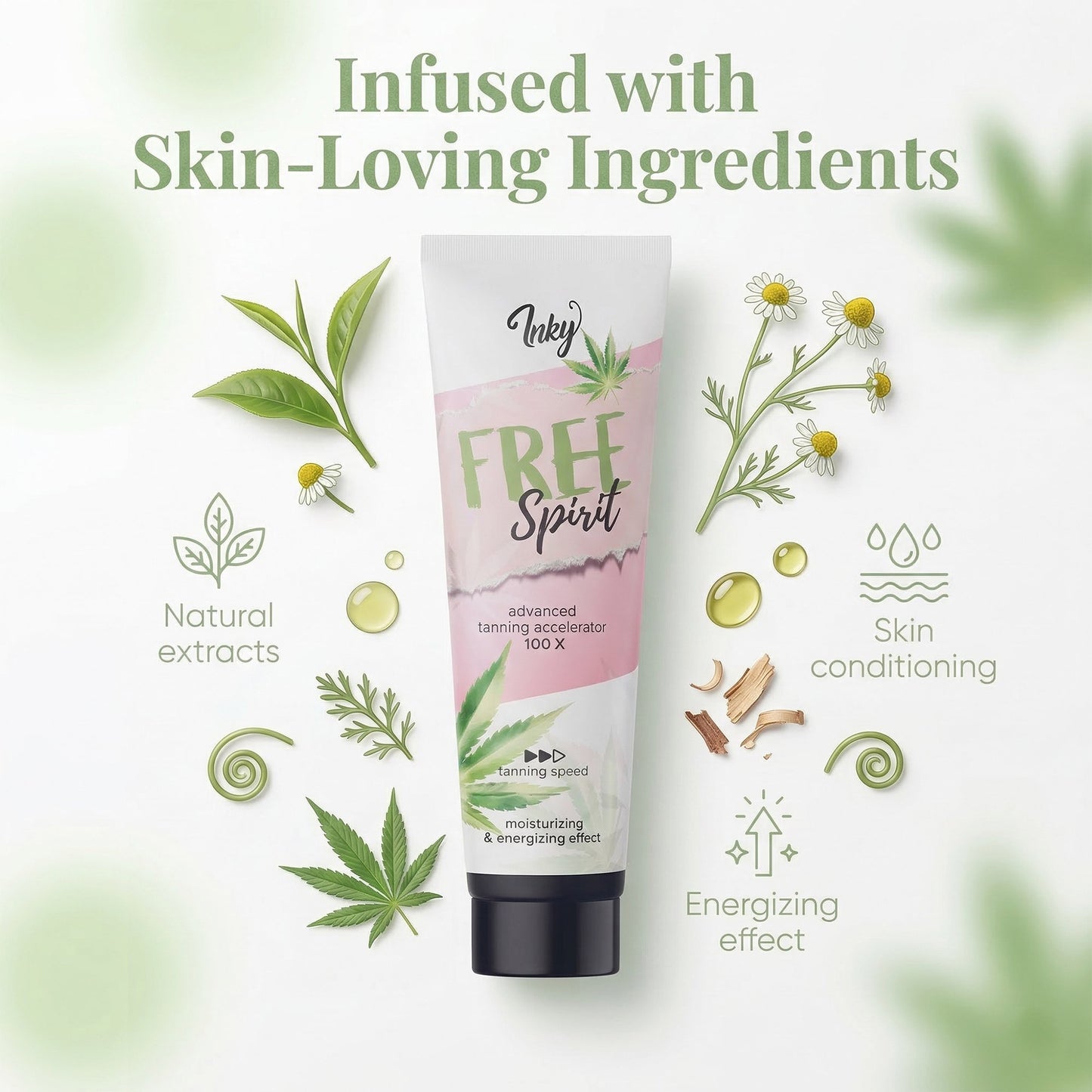 Dark Bronzer + Tanning Accelerator 150ml by Inky