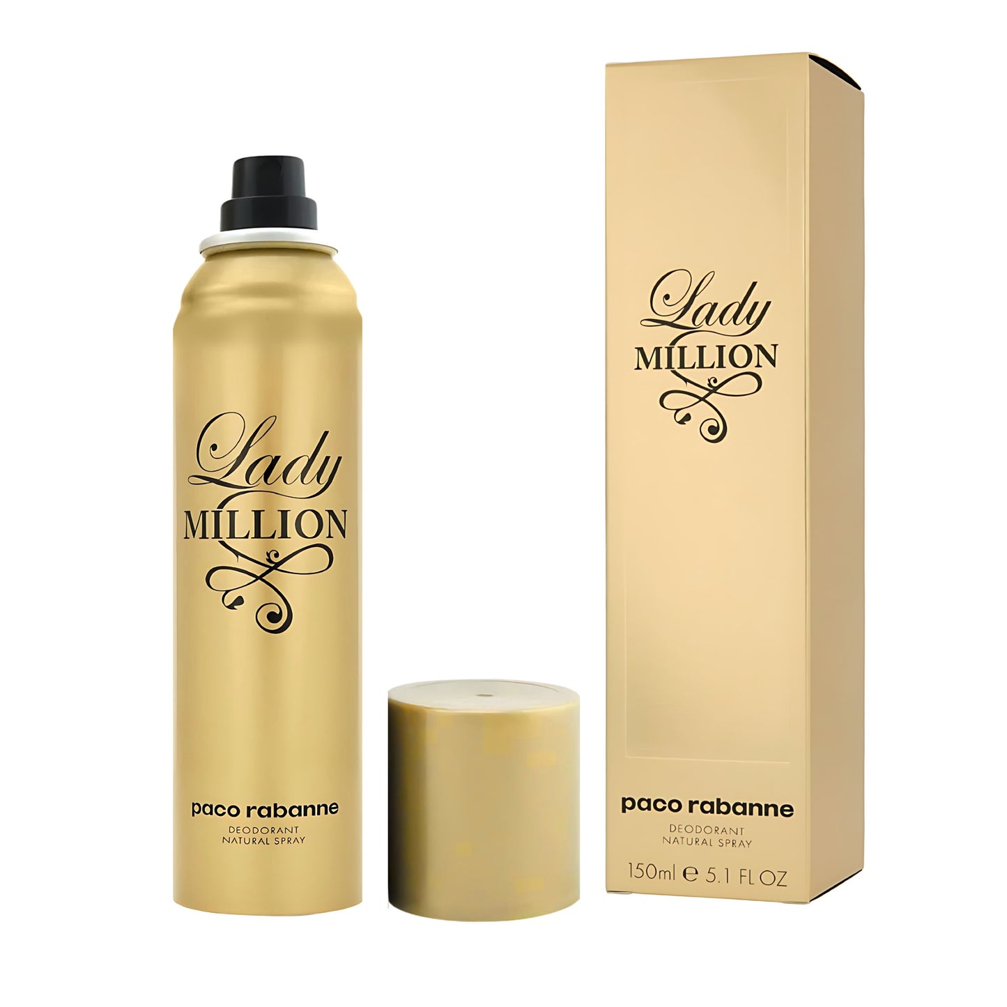 Lady Million by Paco Rabanne Deodorant Spray 5 oz