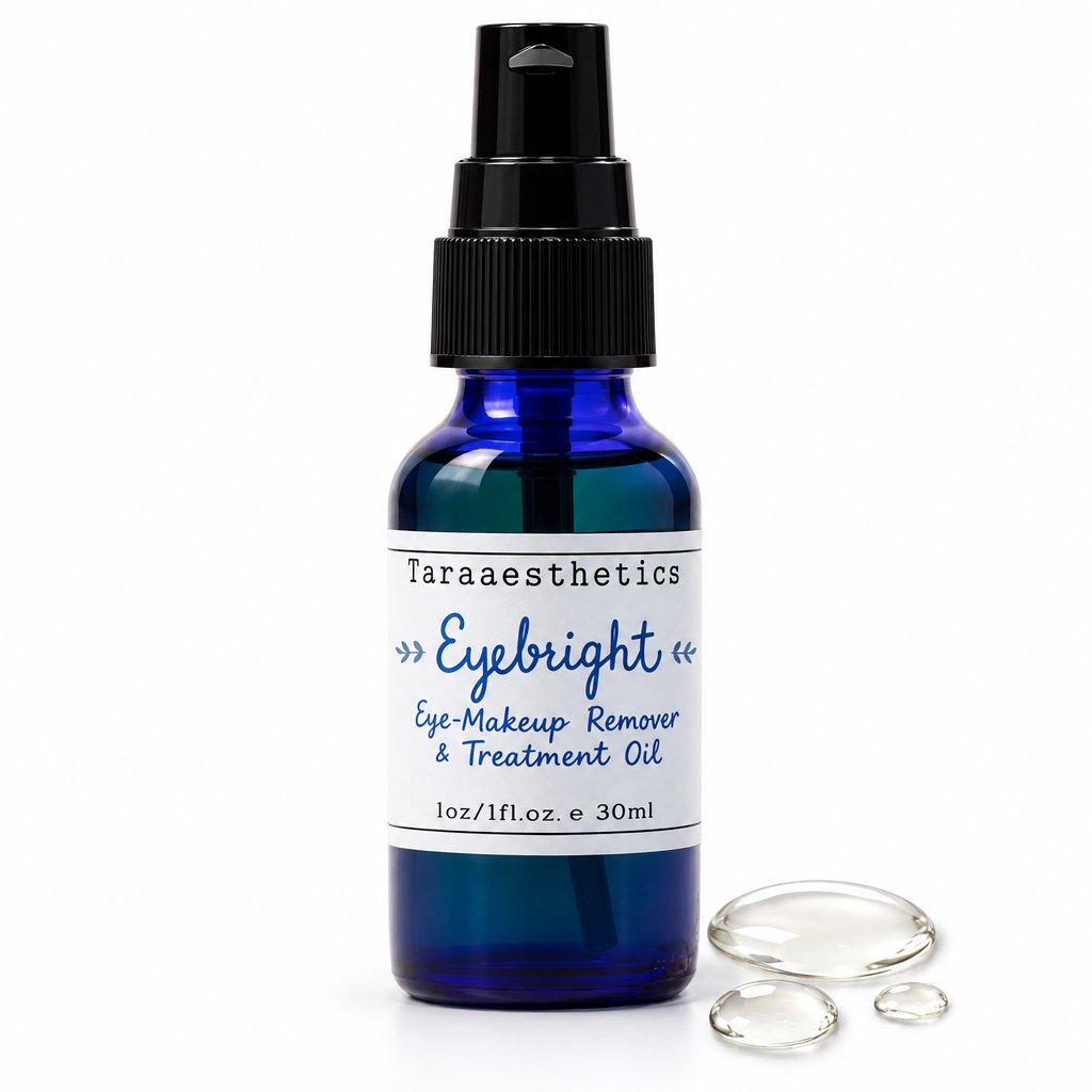 Vegan Eye Makeup Remover & Treatment Oil, Farmaesthetics Eyebright , 1 fl oz