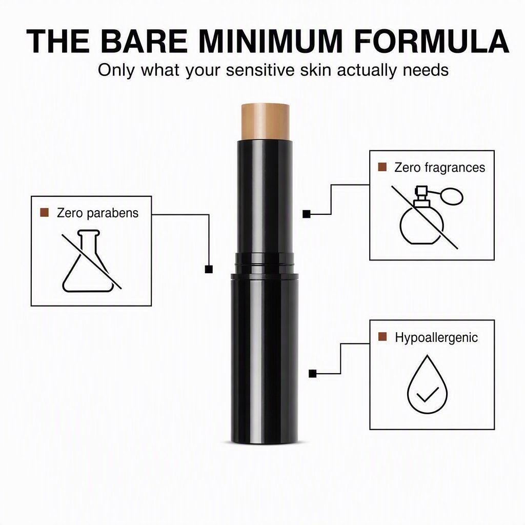 Foundation Stick SPF 15 – Full Coverage Creamy Finish Makeup Stick (Porcelain, 0.35 oz)
