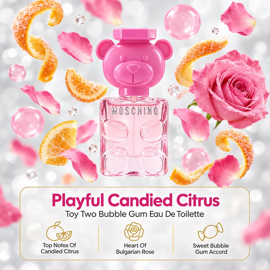 MOSCHINO Perfume for Women Variety Mini Splash Giftset - Bubble Gum ,Toy 2 ,Toy Boy