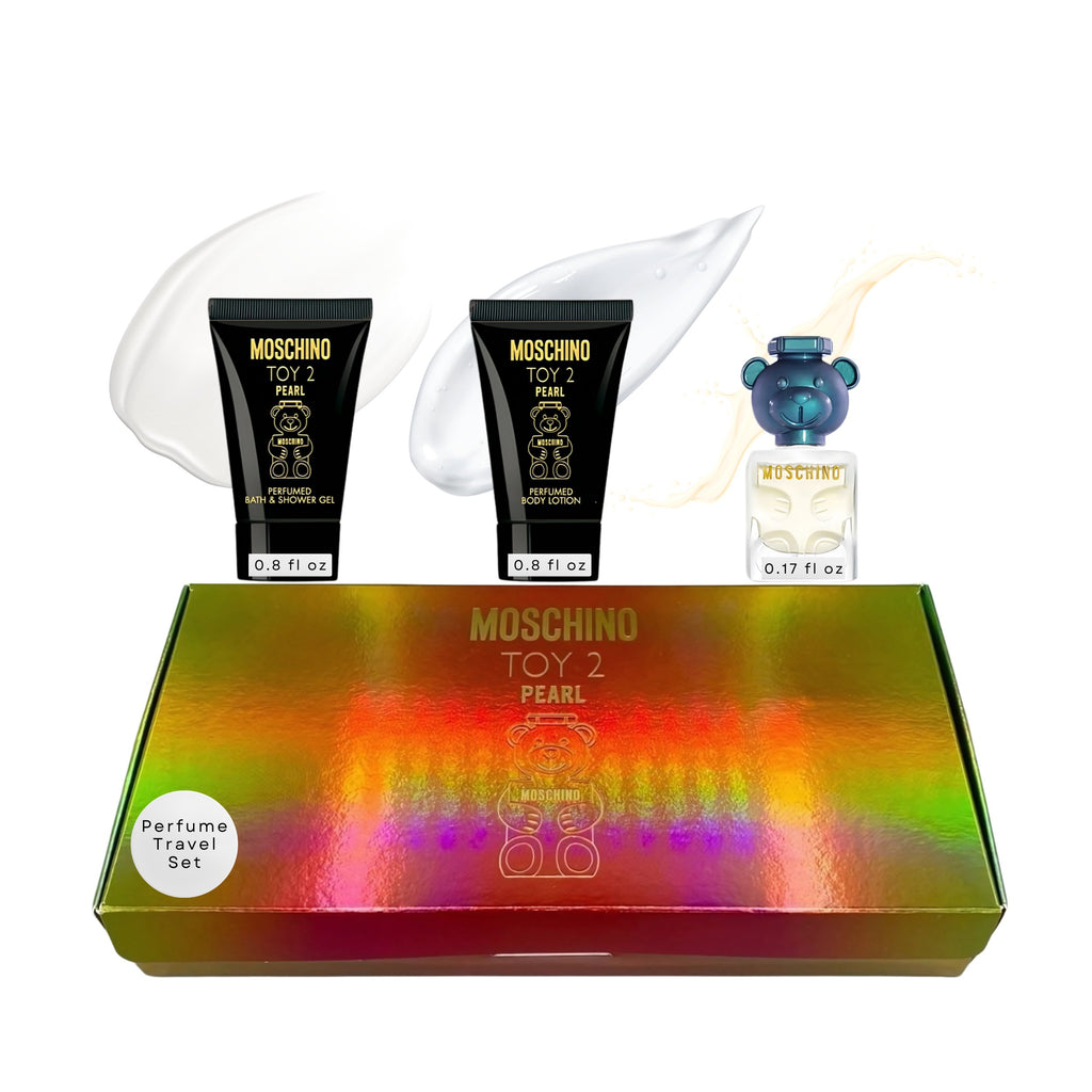 Moschino Toy 2 in Pearl Perfume for Women Gift Set Mini Splash Trio 0.17 Fl Oz