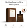 Burberry Hero EDP Mini Splash for Men 0.16 oz (5 ml) – Travel Size Designer Cologne, Woody Fragrance