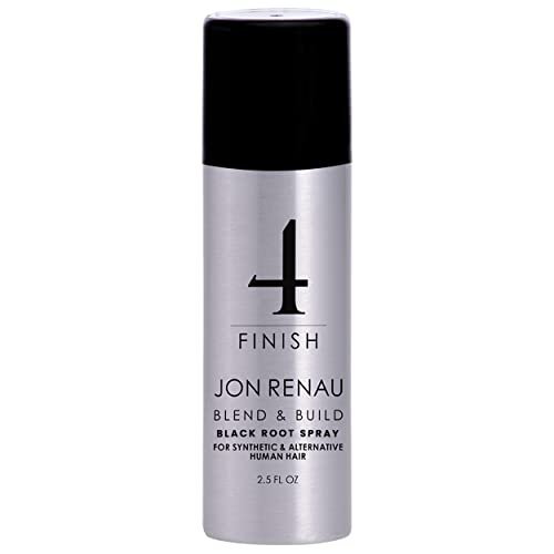 Jon Renau Blend and Build Root Touch Up - Root Spray for Human Hair, Wigs and Toppers - Black - 2.5 fl. oz. Also for Synthetic Wig and Extensions