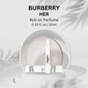 Burberry Her Eau de Toilette Rollerball for Women – Travel Size (0.33 oz)