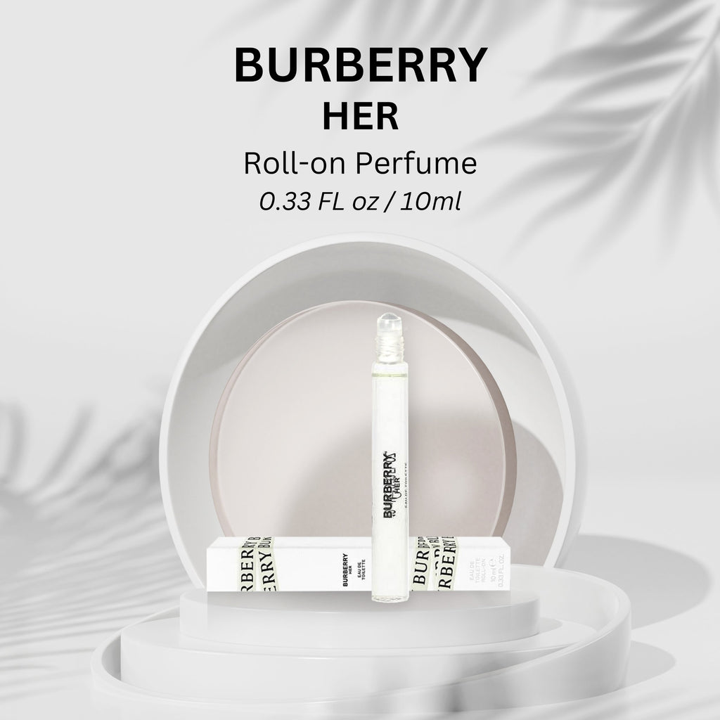 Burberry Her Eau de Toilette Rollerball for Women – Travel Size (0.33 oz)