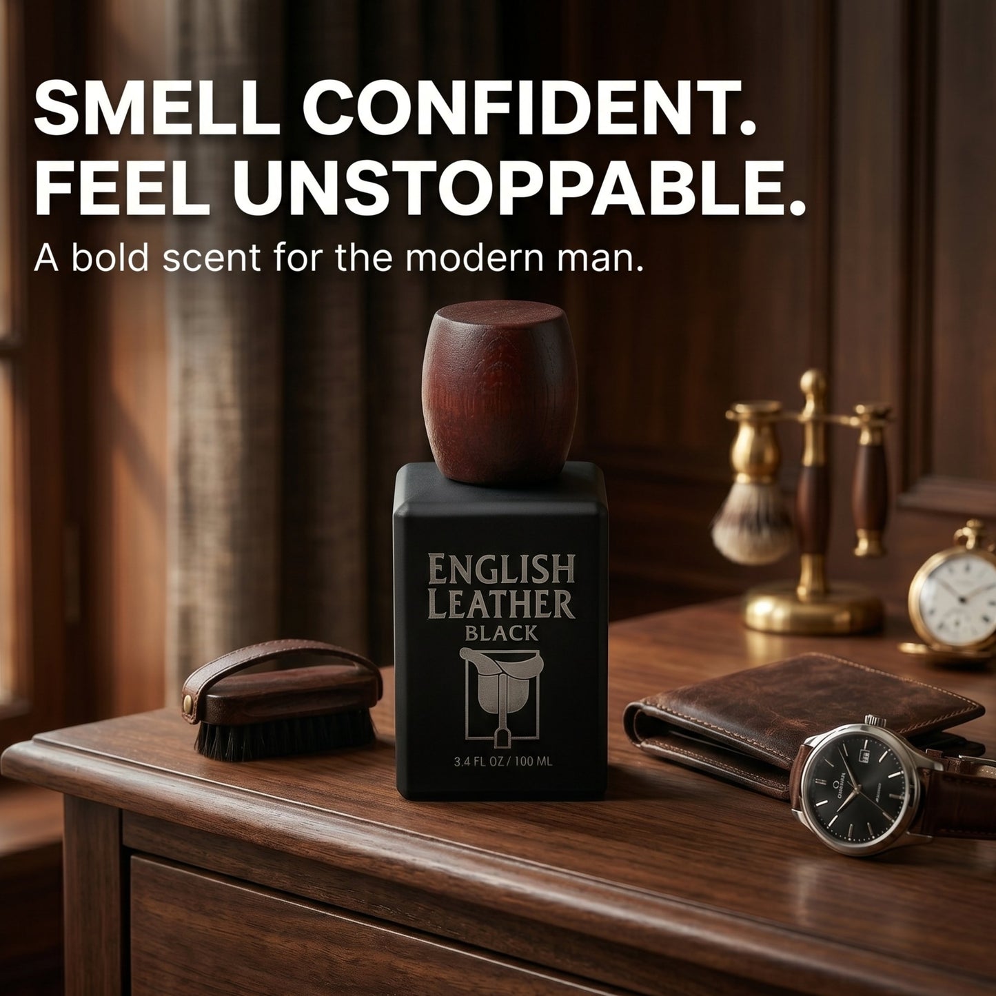 English Leather Black by Dana for Men 3.4 oz Cologne Spray
