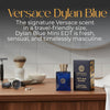 Versace Dylan Blue Pour Homme Mini EDT Splash 0.17 oz – Travel Size Men’s Cologne, Aromatic Fougere Fragrance