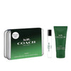 Coach Green Mini Gift Set for Men – EDT Travel Spray (7.5 ml) & Shower Gel (30 ml)