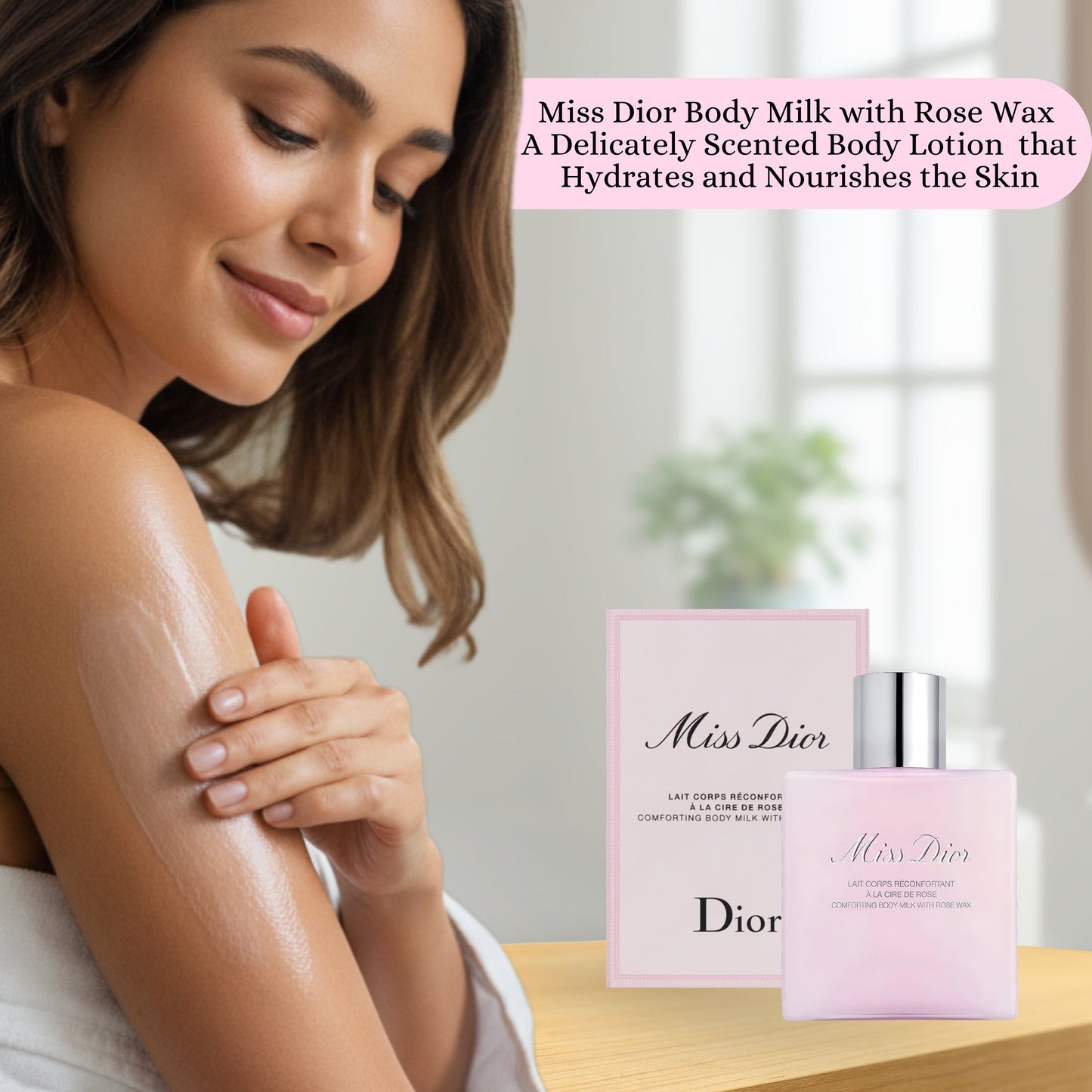 Dior Miss Dior Comforting Body Milk with Rose Wax – 175 ml / 5.9 oz