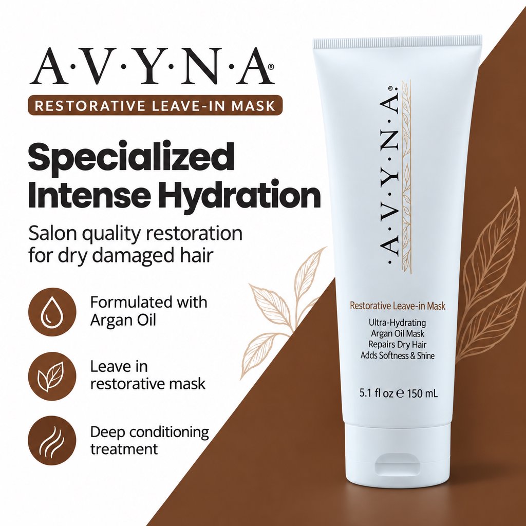 Avyna Leave in Deep-Penetrating Reconstructor Treatment Colored and Damaged Hair With Goji Extract 8.45 oz