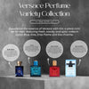 Versace 4 Piece Mini Fragrance Gift Set for Men – Eau de Toilette Collection (5 ml Each)