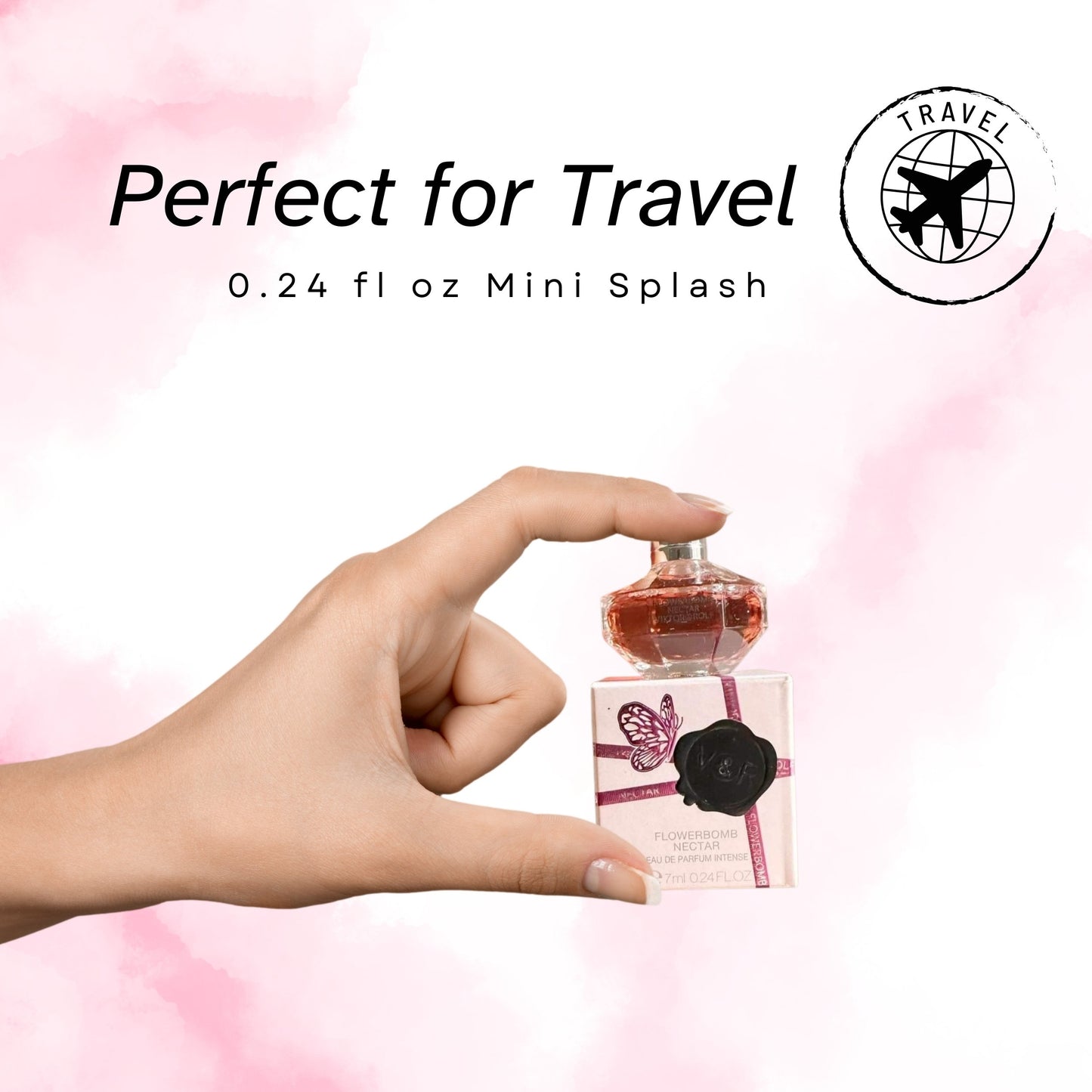 Viktor & Rolf Flowerbomb Nectar EDP Intense, Mini Travel Size Edp For Women 0.24 oz