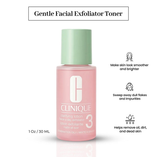 Clinique Clarifying Lotion 3 Combination Oily Travel Trial 1 oz.
