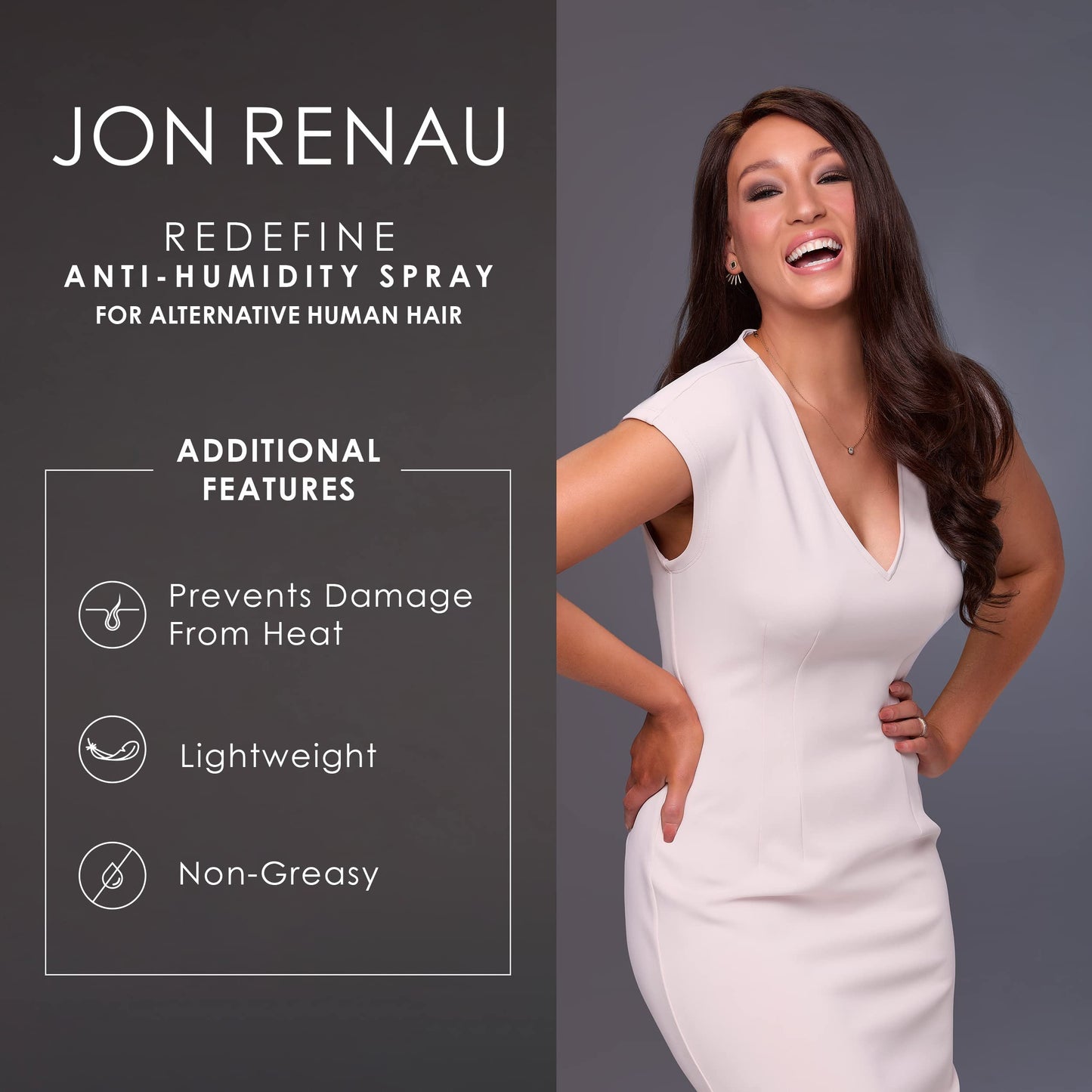Jon Renau Anti Humidity Hair Shield Spray - 8 oz.