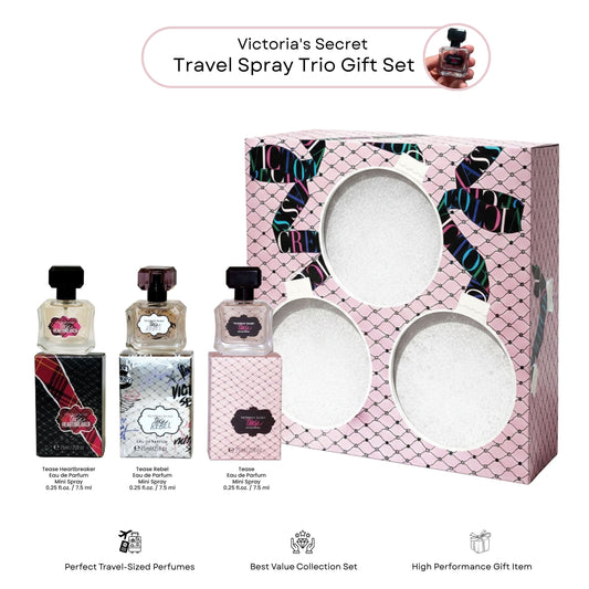 Victoria's Secret Perfume for Women Gift Set Mini Variety Fragrances 0.25 Fl oz