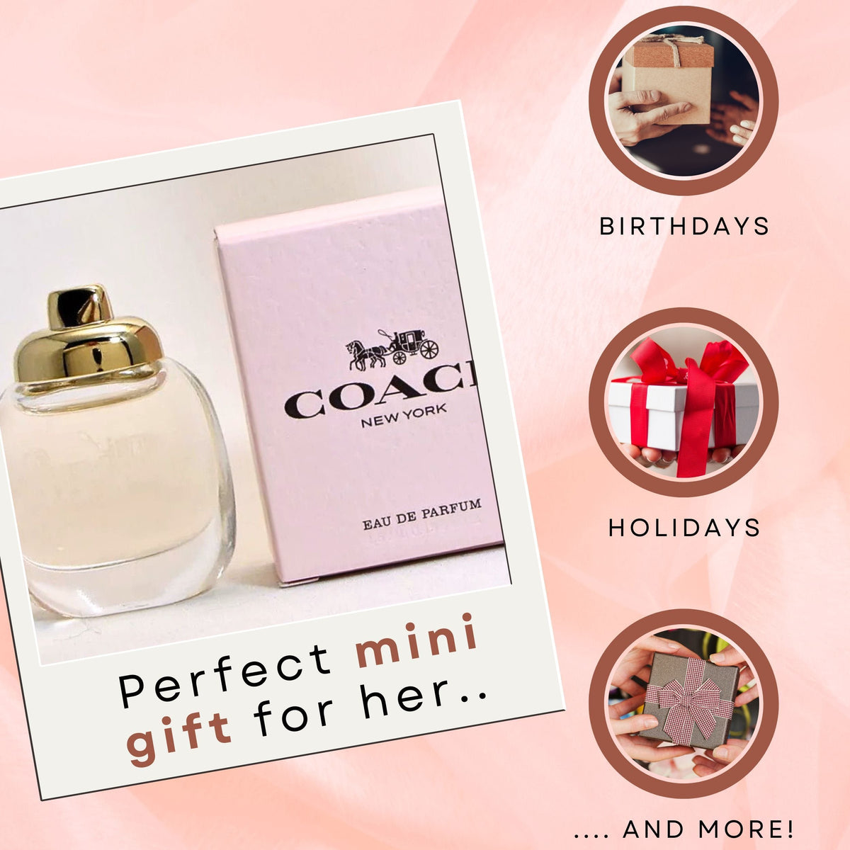 Coach New York Eau de Parfum for Women – Mini Splash (0.15 oz)