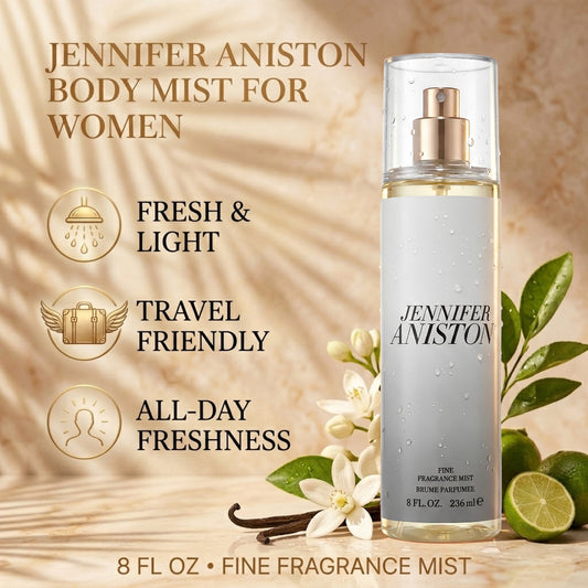 Jennifer Aniston Fine Fragrance Mist for Women, 8 Ounce