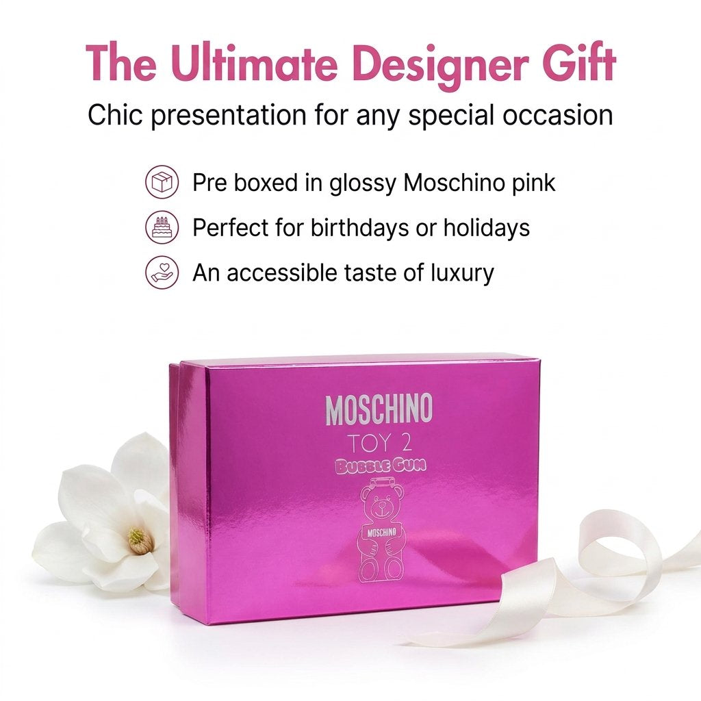 Moschino Toy 2 Bubble Gum 3-Piece Mini Gift Set for Women – Travel Size